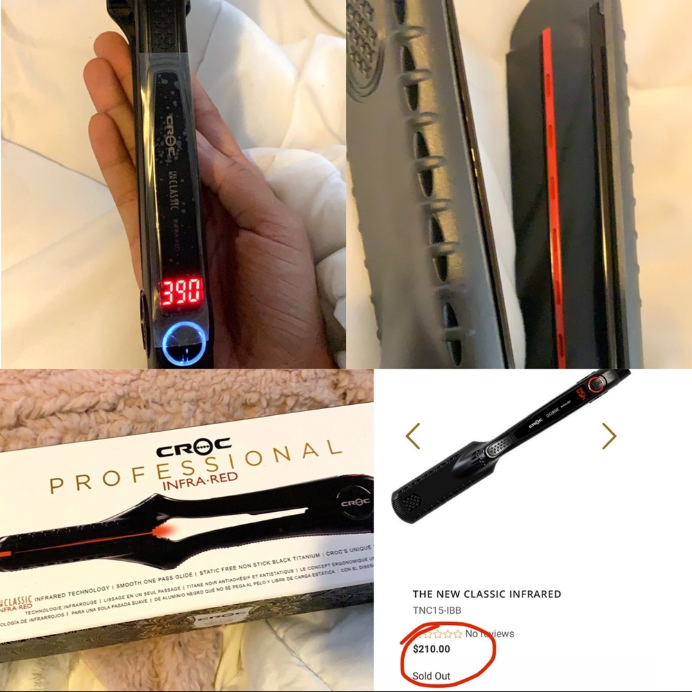 Croc “New Classic Infrared” 1 inch flat iron